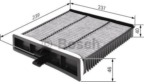 BOSCH 1 987 432 394 - Filtru, aer habitaclu aaoparts.ro