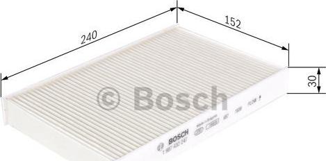 BOSCH 1 987 432 247 - Filtru, aer habitaclu aaoparts.ro