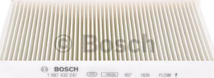 BOSCH 1 987 432 247 - Filtru, aer habitaclu aaoparts.ro