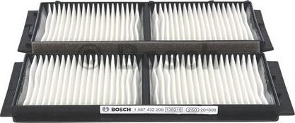 BOSCH 1 987 432 209 - Filtru, aer habitaclu aaoparts.ro