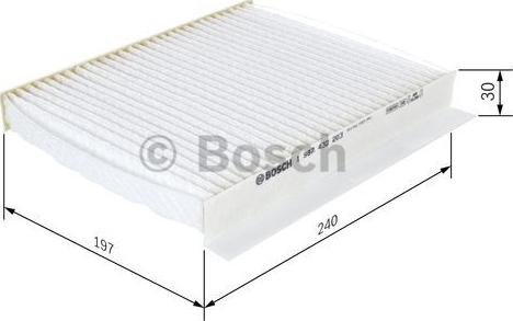 BOSCH 1 987 432 203 - Filtru, aer habitaclu aaoparts.ro