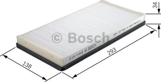 BOSCH 1 987 432 219 - Filtru, aer habitaclu aaoparts.ro