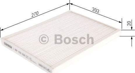 BOSCH 1 987 432 236 - Filtru, aer habitaclu aaoparts.ro