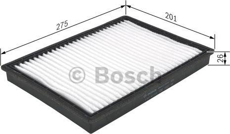 BOSCH 1 987 432 222 - Filtru, aer habitaclu aaoparts.ro