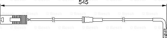 BOSCH 1 987 474 940 - Senzor de avertizare,uzura placute de frana aaoparts.ro