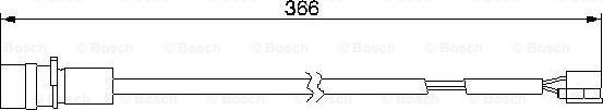BOSCH 1 987 474 986 - Senzor de avertizare,uzura placute de frana aaoparts.ro