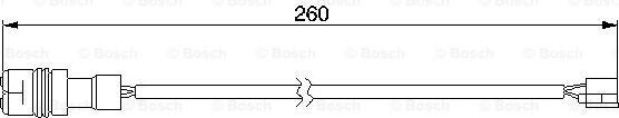 BOSCH 1 987 474 987 - Senzor de avertizare,uzura placute de frana aaoparts.ro