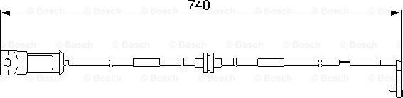 BOSCH 1 987 474 934 - Senzor de avertizare,uzura placute de frana aaoparts.ro