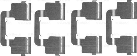BOSCH 1 987 474 458 - Set accesorii, placute frana aaoparts.ro