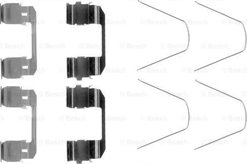 BOSCH 1 987 474 466 - Set accesorii, placute frana aaoparts.ro