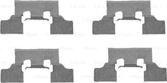 BOSCH 1 987 474 412 - Set accesorii, placute frana aaoparts.ro