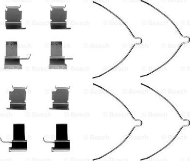 BOSCH 1 987 474 634 - Set accesorii, placute frana aaoparts.ro