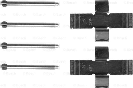 BOSCH 1 987 474 030 - Set accesorii, placute frana aaoparts.ro