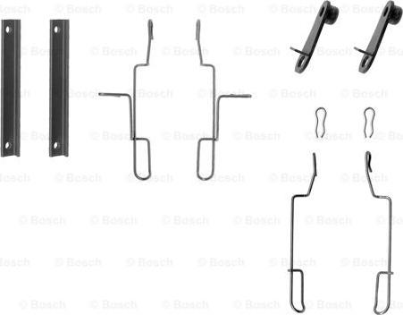 BOSCH 1 987 474 196 - Set accesorii, placute frana aaoparts.ro