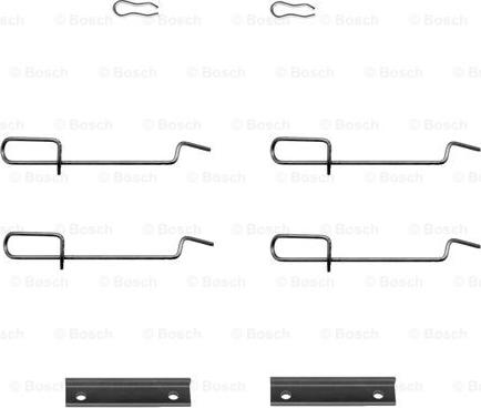 BOSCH 1 987 474 197 - Set accesorii, placute frana aaoparts.ro