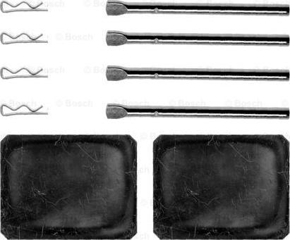 BOSCH 1 987 474 156 - Set accesorii, placute frana aaoparts.ro