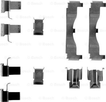 BOSCH 1 987 474 157 - Set accesorii, placute frana aaoparts.ro