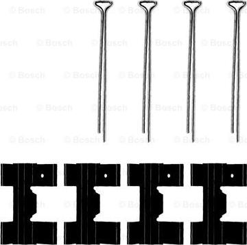 BOSCH 1 987 474 115 - Set accesorii, placute frana aaoparts.ro