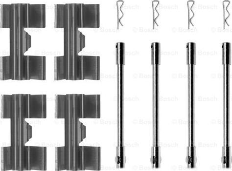 BOSCH 1 987 474 112 - Set accesorii, placute frana aaoparts.ro