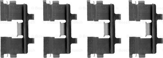 BOSCH 1 987 474 121 - Set accesorii, placute frana aaoparts.ro
