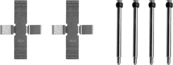 BOSCH 1 987 474 128 - Set accesorii, placute frana aaoparts.ro