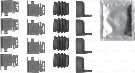 BOSCH 1 987 474 750 - Set accesorii, placute frana aaoparts.ro