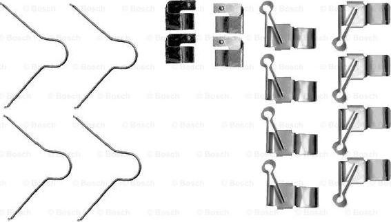 BOSCH 1 987 474 763 - Set accesorii, placute frana aaoparts.ro