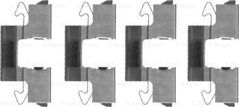 BOSCH 1 987 474 705 - Set accesorii, placute frana aaoparts.ro