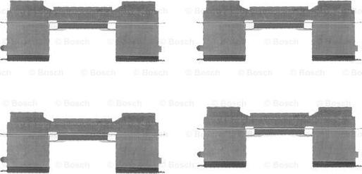 BOSCH 1 987 474 711 - Set accesorii, placute frana aaoparts.ro