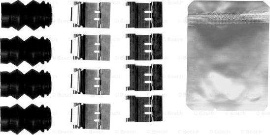 BOSCH 1 987 474 774 - Set accesorii, placute frana aaoparts.ro