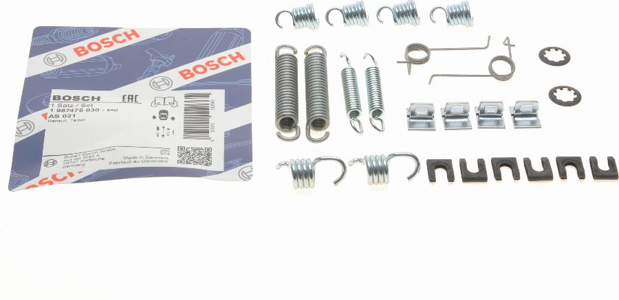 BOSCH 1 987 475 030 - Set accesorii, sabot de frana aaoparts.ro