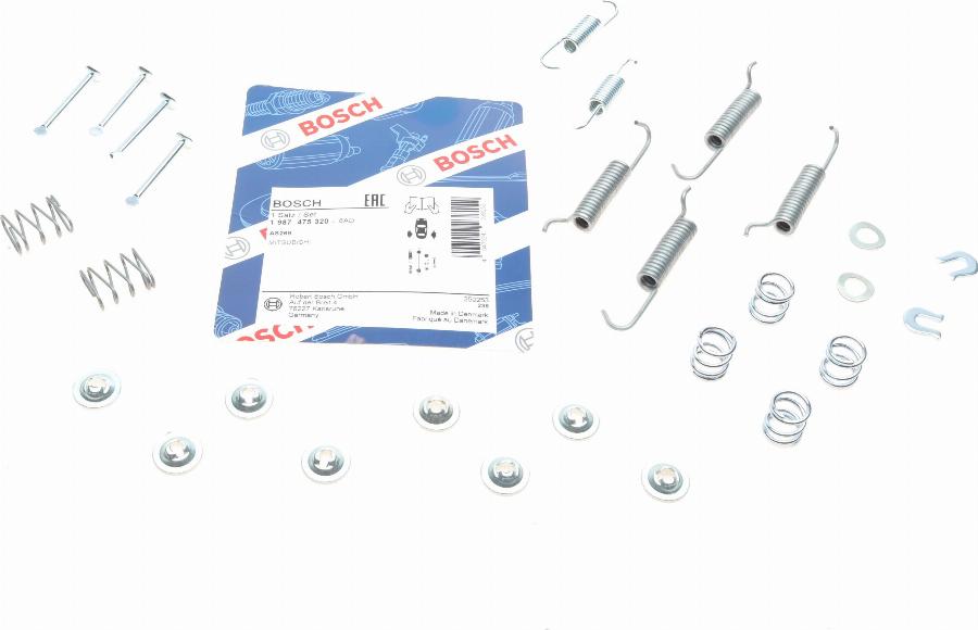 BOSCH 1 987 475 320 - Set accesorii, saboti frana parcare aaoparts.ro