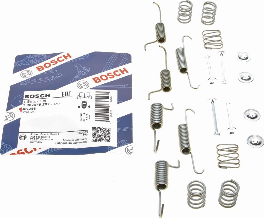 BOSCH 1 987 475 297 - Set accesorii, sabot de frana aaoparts.ro