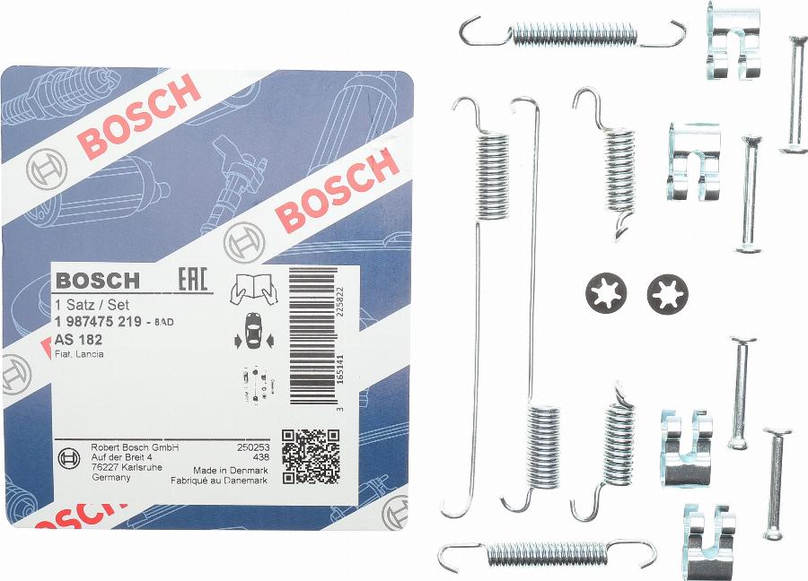 BOSCH 1 987 475 219 - Set accesorii, sabot de frana aaoparts.ro