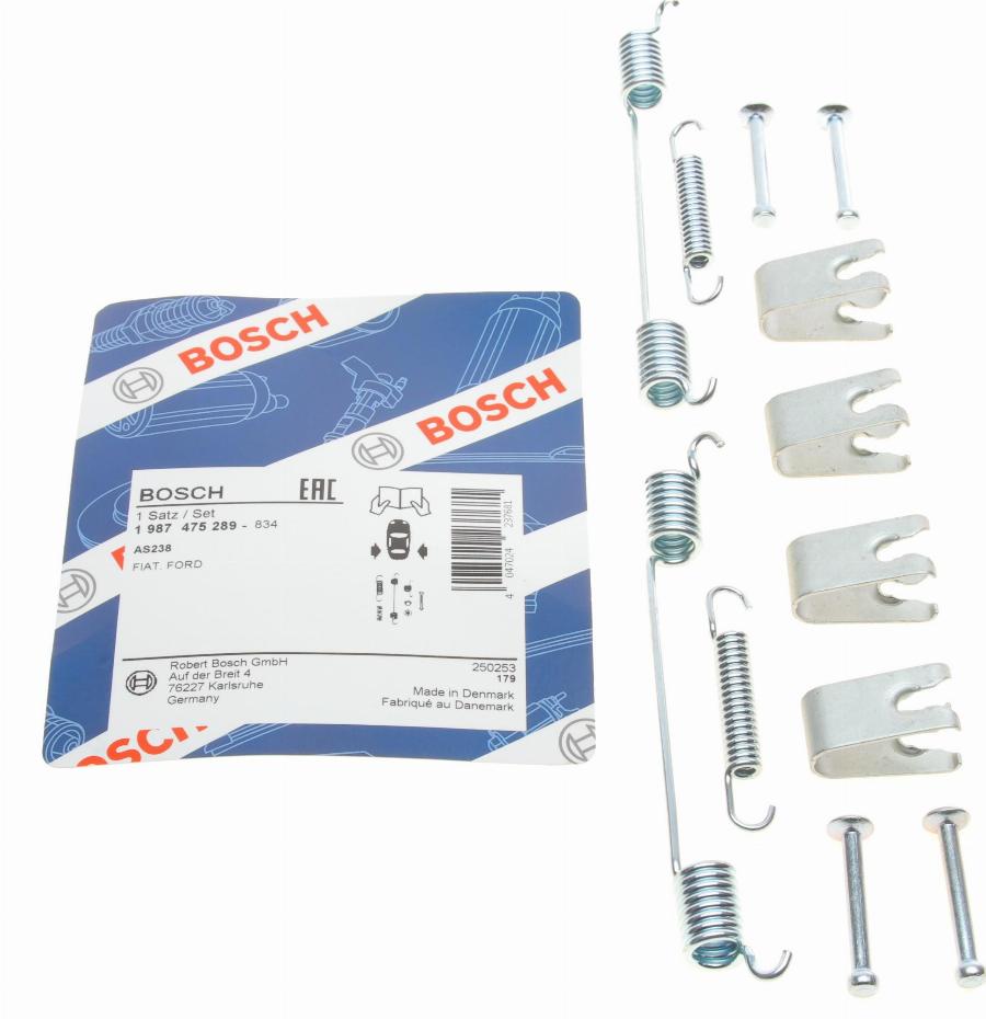 BOSCH 1 987 475 289 - Set accesorii, sabot de frana aaoparts.ro