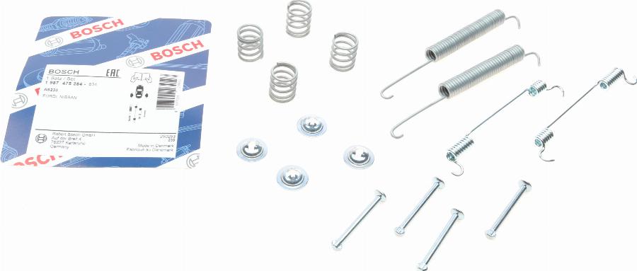 BOSCH 1 987 475 284 - Set accesorii, sabot de frana aaoparts.ro