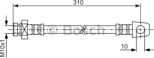 BOSCH 1 987 476 957 - Furtun frana aaoparts.ro