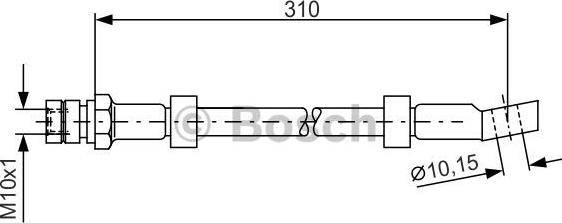BOSCH 1 987 476 464 - Furtun frana aaoparts.ro