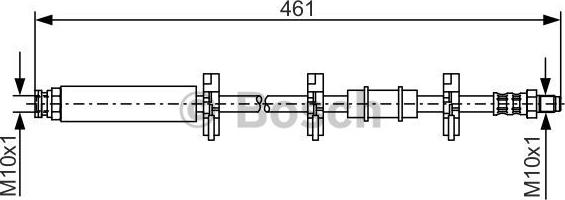 BOSCH 1 987 476 463 - Furtun frana aaoparts.ro