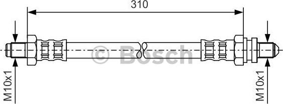 BOSCH 1 987 476 407 - Furtun frana aaoparts.ro