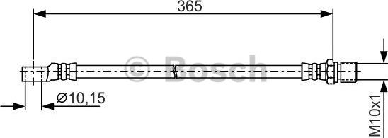 BOSCH 1 987 476 412 - Furtun frana aaoparts.ro