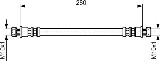 BOSCH 1 987 476 517 - Furtun frana aaoparts.ro