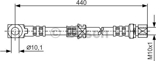 BOSCH 1 987 476 694 - Furtun frana aaoparts.ro