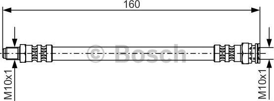 BOSCH 1 987 476 629 - Furtun frana aaoparts.ro