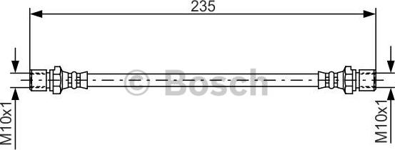 BOSCH 1 987 476 020 - Furtun frana aaoparts.ro