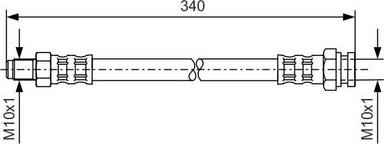 BOSCH 1 987 476 121 - Furtun frana aaoparts.ro