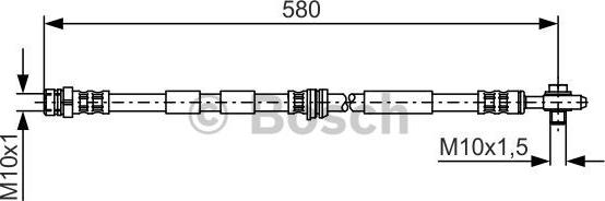 BOSCH 1 987 476 849 - Furtun frana aaoparts.ro