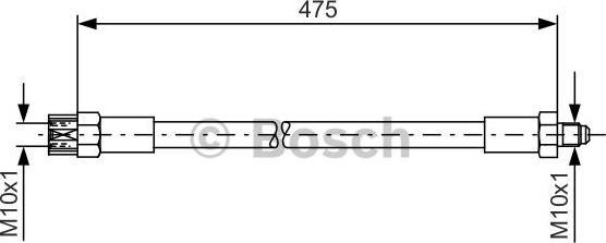BOSCH 1 987 476 391 - Furtun frana aaoparts.ro