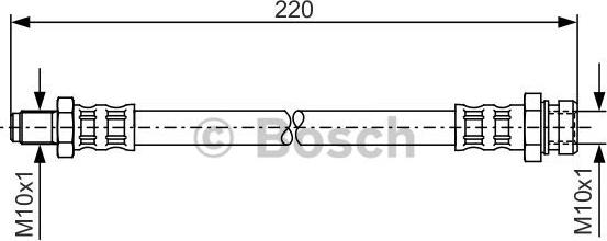 BOSCH 1 987 476 345 - Furtun frana aaoparts.ro