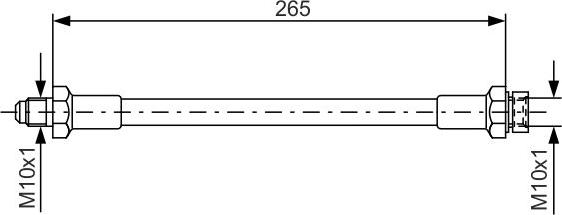 BOSCH 1 987 476 244 - Furtun frana aaoparts.ro